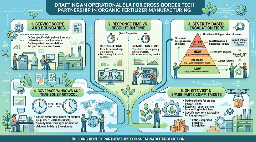 Drafting Operational SLA for Cross-Border Technical Partnership in Organic Manufacturing operational SLA for cross-border technical partnership